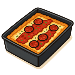 Detroit Style pizza icon